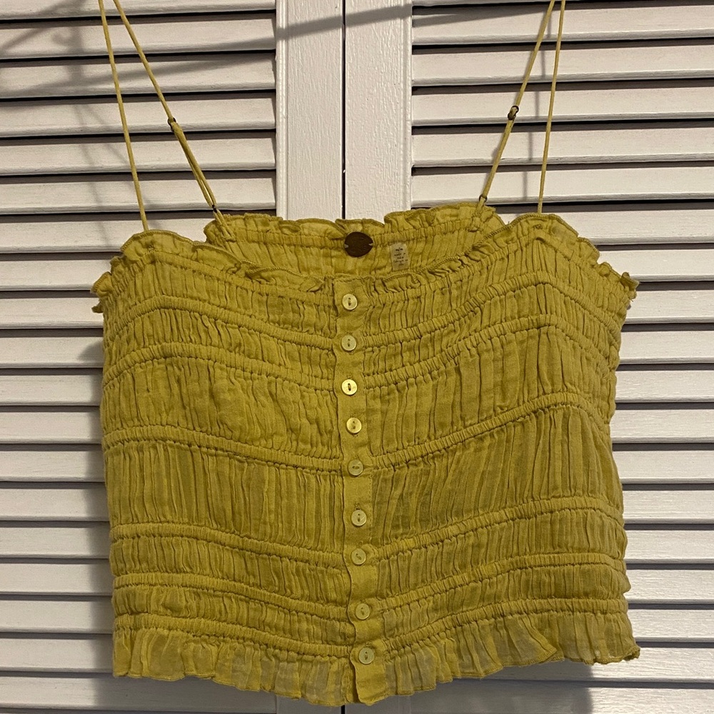Free People Ruched Tank